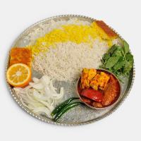 چلو خورشت جوجه بادمجان