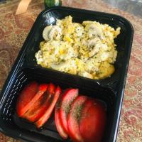 املت قارچ و پنیر