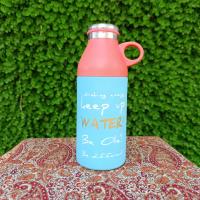 ماگ دو رنگ درب دار آبی قرمز