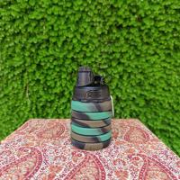 قمقمه سیلسکونی طرح ارتشی(سبز و مشکی)