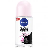 مام رول ضد تعریق نیوا Black and white clear زنانه 50 میل