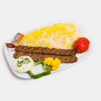 چلو کباب کوبیده معمولی