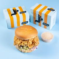 کریسپی چیکن برگر