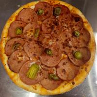 پیتزا دوپرونی آمریکایی 27 سانتی متری