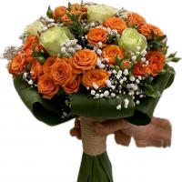 دسته گل رز و رز مینیاتوری