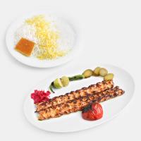 چلو کباب کوبیده مرغ (سینه)