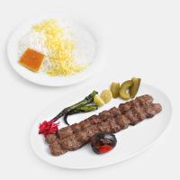 چلو کباب لقمه