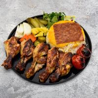 چلو جوجه کباب با استخوان