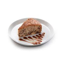  اسلایس کیک سیب و گردو یک نفره