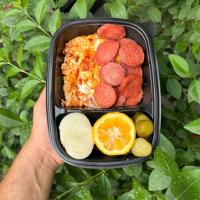 نیمرو سوسیس فلفلی (تُند)