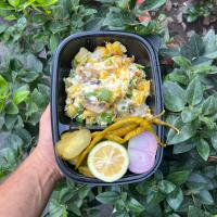 سیب زمینی تخم مرغ خودمونی