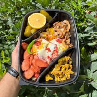 املت سوسیس و قارچ