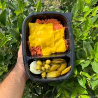 املت با پنیر گودا