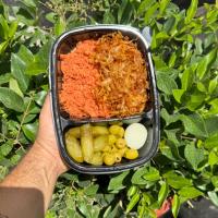 املت با پیاز سرخ شده