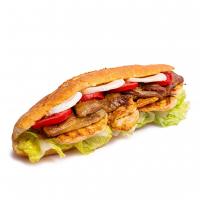 ساندویچ مرغ گریل و بادمجان