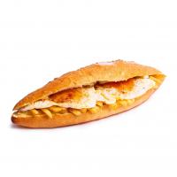 ساندویچ نیمرو و سیب زمینی