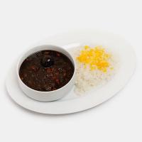 چلو خورشت قورمه سبزی