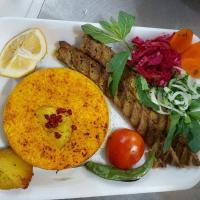 چلو کباب کوبیده معمولی