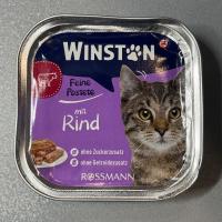 ووم گربه وینستون طعم گوشت ۱۰۰ گرم