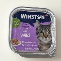 ووم گربه وینستون طعم گوشت شکاری ۱۰۰ گرم