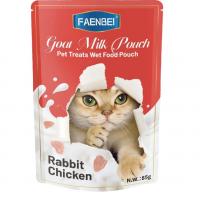 پوچ گربه فنبی مدل چانکی طعم مرغ و خرگوش در شیر بز ۸۵ گرم