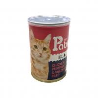 کنسرو گربه پابلو سوپر طعم مرغ و کدوتنبل و سنبل الطیب ۴۰۰ گرم