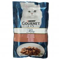 پوچ گربه گورمت پورینا طعم اردک 85 گرم