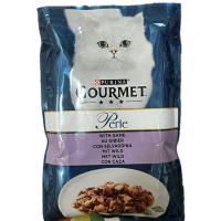 پوچ گربه گورمت پورینا طعم گوشت شکاری 85 گرم