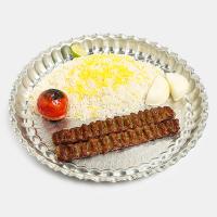 چلو کباب کوبیده معمولی