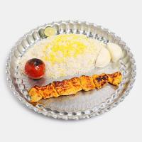 چلو جوجه کباب زعفرانی