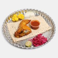 خوراک مرغ سرخ شده