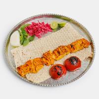 خوراک جوجه کباب زعفرانی