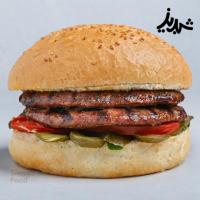 ذغالی برگر دبل