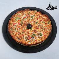 پیتزا گوشت و قارچ