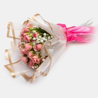 دسته گل رز مینیاتوری 3	