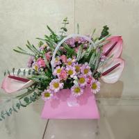 باکس دسته دار آنتریوم شماره 1 تم رنگ صورتی 