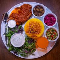 چلو جوجه سرخ شده شاندیز