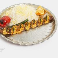 چلو کباب کوبیده نگینی