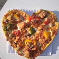 پیتزا سوخاری قلبی