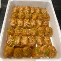 مخلوط باقلوا رز و انگشتی ساده