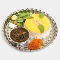 چلو خورشت قورمه سبزی