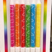 شمع رنگی طرح دار