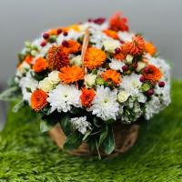  سبد گل بهاره متوسط طیف رنگی صورتی   - گل کنتیا