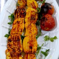 خوراک جوجه کباب بدون استخوان سینه (یک سیخ)