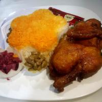 چلو اکبر جوجه برنج ایرانی