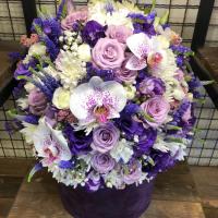 باکس گل بنفش