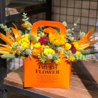 باکس دسته دار نارنجی