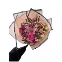 دسته گل صورتی ملانژ