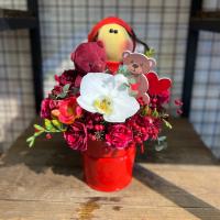 سطل عروسکی قرمز