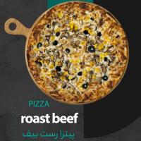 پیتزا رست بیف آمریکایی